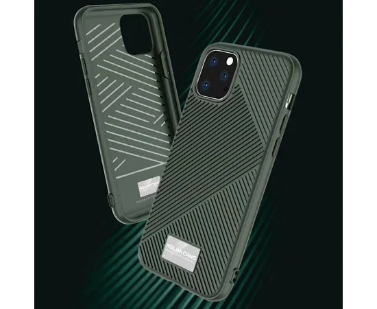 TPU накладка Molan Cano Jelline series для Apple iPhone 11 Pro (5.8") Зеленый / Khaki green