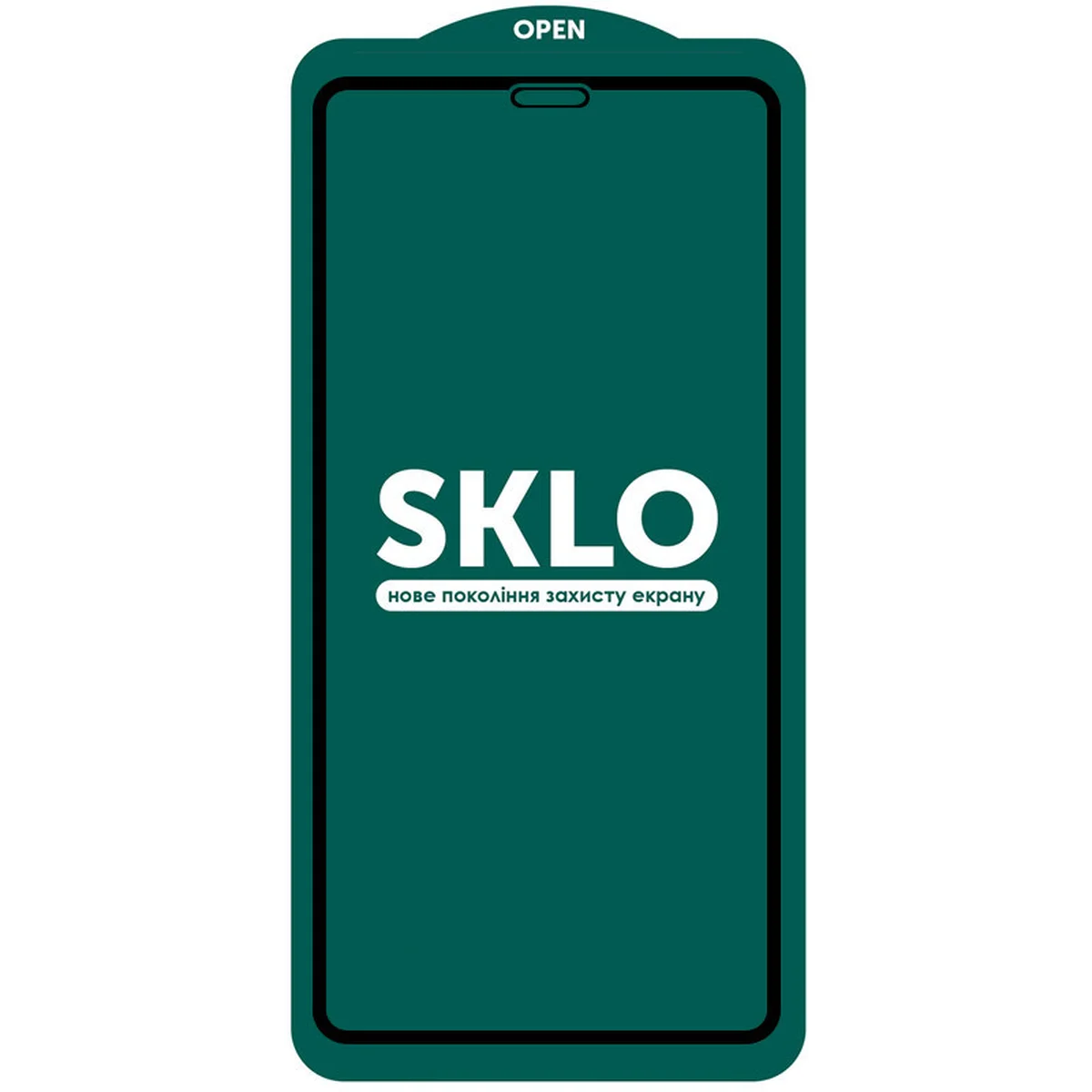 Защитное стекло SKLO 5D (full glue)  для Apple iPhone 11 Pro (5.8") / X / XS Черный