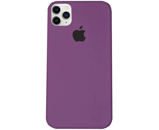Чехол Silicone case (A) (с закрытым низом) для Apple iPhone 11 Pro (5.8") Фиолетовый / Purple