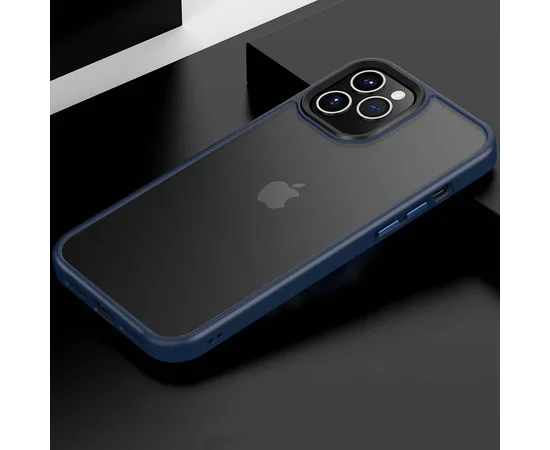 TPU + PC чохол Metal Buttons для Apple iPhone 11 Pro (5.8 ") Синій