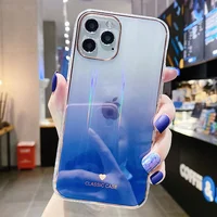 TPU + Glass чохол Aurora Classic для Apple iPhone 11 Pro (5.8 ") Синій