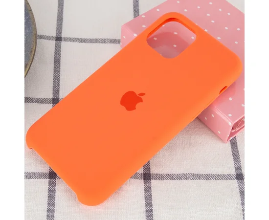 Чехол Silicone case (A) для Apple iPhone 11 Pro (5.8") Оранжевый / Nectraine