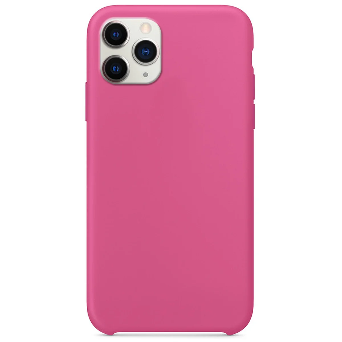 Чехол Silicone Case without Logo (AA) для Apple iPhone 11 Pro (5.8") Малиновый/ Dragon Fruit