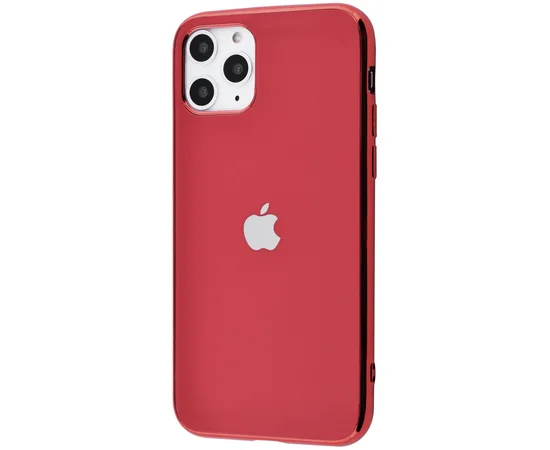 TPU чехол Matte LOGO для Apple iPhone 11 Pro (5.8") Красный / Red