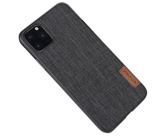 Накладка G-Case Textiles Dark series для Apple iPhone 11 Pro (5.8") Черный