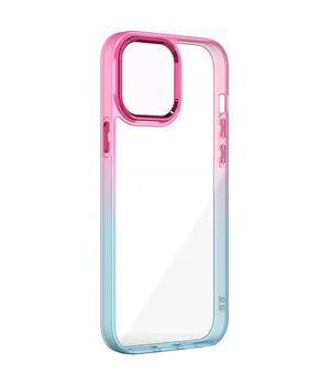 Чехол TPU+PC Fresh sip series для Apple iPhone 11 Pro (5.8") Бирюзовый / Розовый