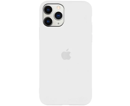 Чехол Silicone Case Slim Full Protective для Apple iPhone 11 Pro (5.8") Белый / White