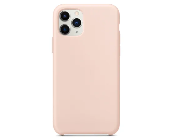 Силиконовый чехол Soft cover для Apple iPhone 11 Pro (5.8") Розовый / Pink Sand