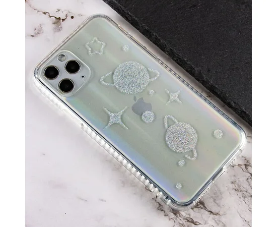 TPU+Glass чехол Aurora Space для Apple iPhone 11 Pro (5.8") Планеты