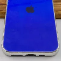 TPU + Glass чохол Gradient Rainbow з лого для Apple iPhone 11 Pro (5.8 ") Синій