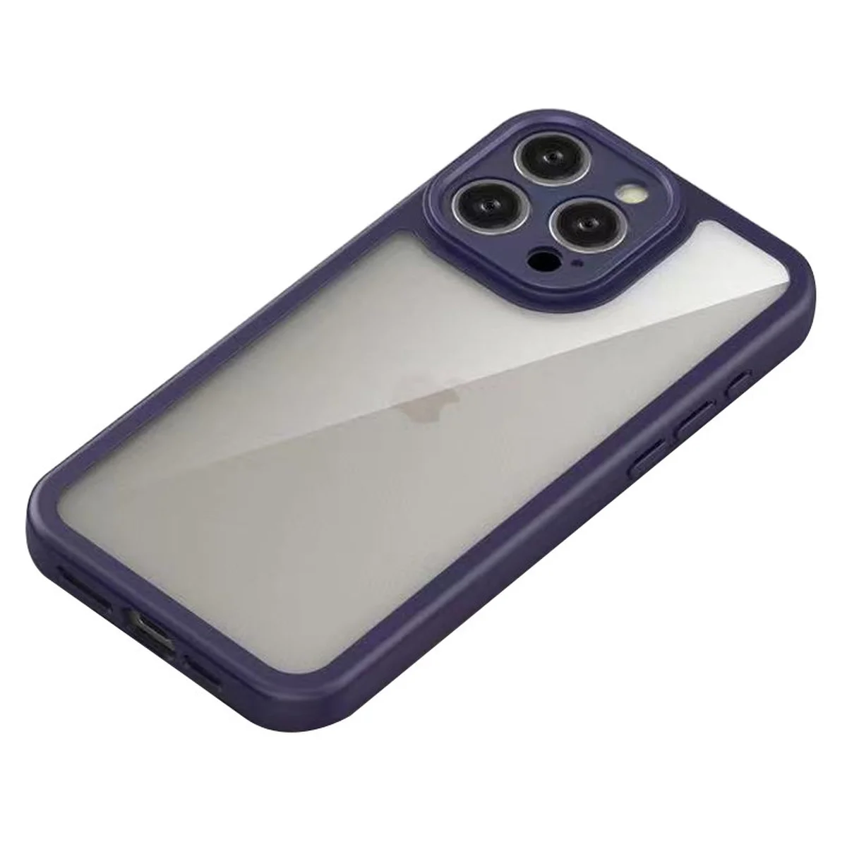 TPU чохол Transparent + Colour 1,5mm для Apple iPhone 11 Pro (5.8") Purple
