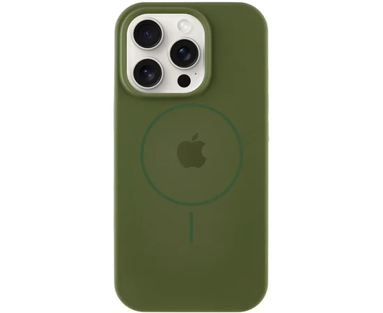 Чохол Silicone Case Full Protective (AA) with MagSafe для Apple iPhone 11 Pro (5.8") Зелений / Cyprus Green