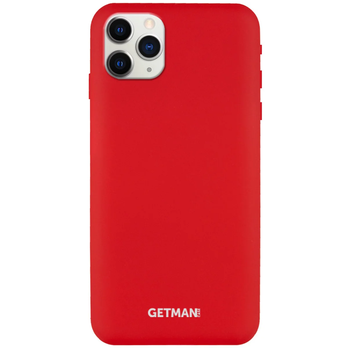 Чехол Silicone Case GETMAN for Magnet для Apple iPhone 11 Pro (5.8") Красный / Red