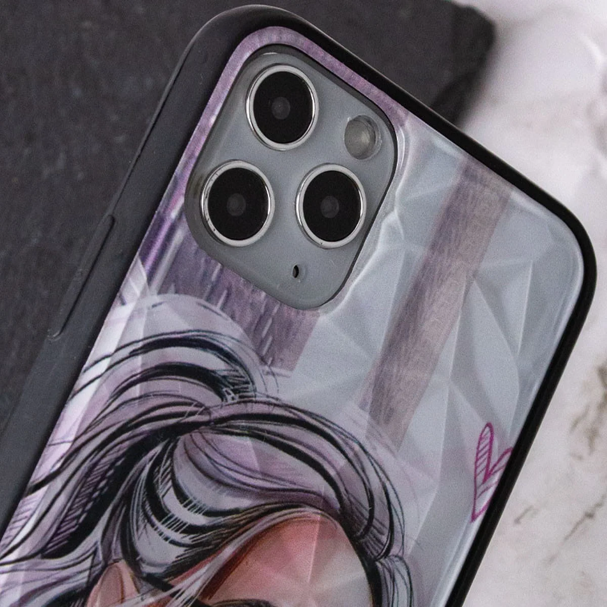 TPU+PC чехол Prisma Ladies для Apple iPhone 11 Pro (5.8") Fake