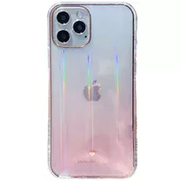 TPU+Glass чехол Aurora Classic для Apple iPhone 11 Pro (5.8") Розовый