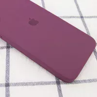 Чохол Silicone Case Square Full Camera Protective (AA) для Apple iPhone 11 Pro (5.8 ") Бордовий / Maroon