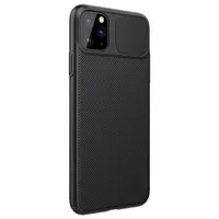 Карбонова накладка Nillkin Camshield (шторка на камеру) для Apple iPhone 11 Pro (5.8 ") Чорний / Black