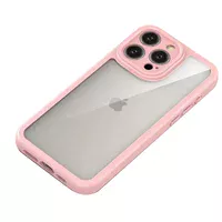 TPU чохол Transparent + Colour 1,5mm для Apple iPhone 11 Pro (5.8") Pink