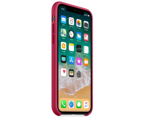 Чохол Silicone case (A) для Apple iPhone 11 Pro (5.8 ") Рожевий / Rose red
