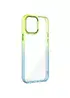 Чохол TPU+PC Fresh sip series для Apple iPhone 11 Pro (5.8") Бірюзовий / Лимонний