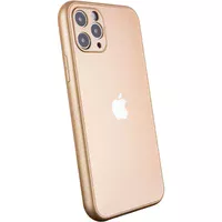 TPU+Glass чехол Matte Candy Full camera для Apple iPhone 11 Pro (5.8") Золотой
