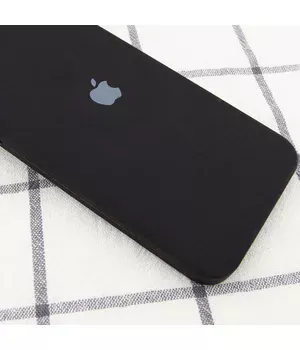 Чехол Silicone Case Square Full Camera Protective (AA) для Apple iPhone 11 Pro (5.8") Черный / Black