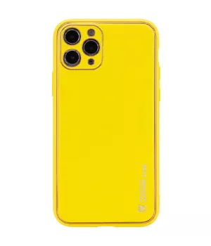 Шкіряний чохол Xshield для Apple iPhone 11 Pro (5.8 ") Жовтий / Yellow