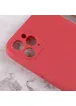 Силіконовий чохол Candy Full Camera для Apple iPhone 11 Pro (5.8 ") Червоний / Camellia