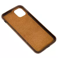 Кожаный чехол Croco Leather для Apple iPhone 11 Pro (5.8") Brown