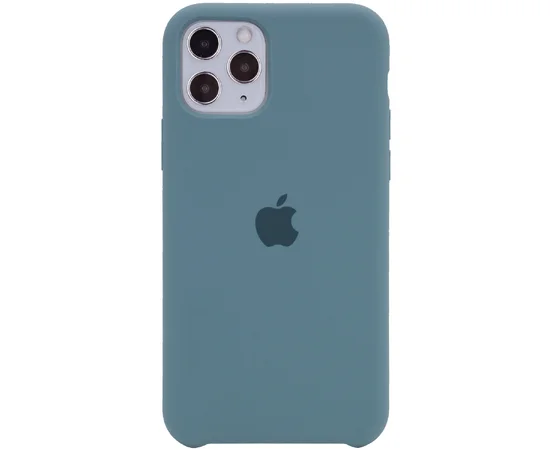 Чехол Silicone case (A) для Apple iPhone 11 Pro (5.8") Зеленый / Pine green