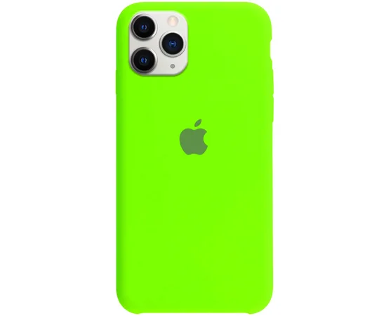 Чехол Silicone Case (AA) для Apple iPhone 11 Pro (5.8") Салатовый / Neon Green