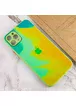 Чохол TPU+Glass Impasto abstract для Apple iPhone 11 Pro (5.8") Yellow green