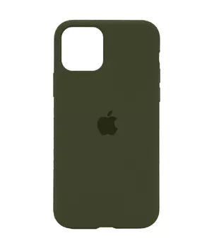 Чехол Silicone Case Full Protective (AA) для Apple iPhone 11 Pro (5.8") Зеленый / Dark Olive