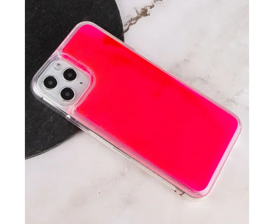 Неоновий чохол Neon Sand glow in the dark для Apple iPhone 11 Pro (5.8 ") Рожевий