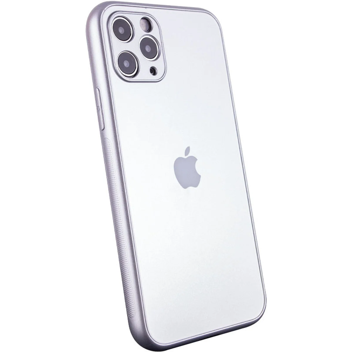 TPU+Glass чехол Matte Candy Full camera для Apple iPhone 11 Pro (5.8") Белый