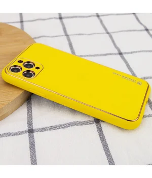 Шкіряний чохол Xshield для Apple iPhone 11 Pro (5.8 ") Жовтий / Yellow