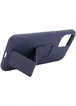 Чохол Silicone Case Hand Holder для Apple iPhone 11 Pro (5.8 ") Темно-синій / Midnight blue