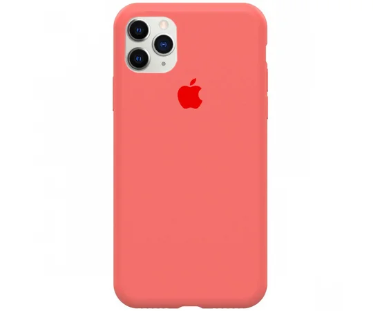 Чохол Silicone case (A) (з закритим низом) для Apple iPhone 11 Pro (5.8 ") Рожевий / Cotton Candy
