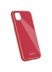 TPU + Glass чохол Venezia для Apple iPhone 11 Pro (5.8 ") Червоний / Red