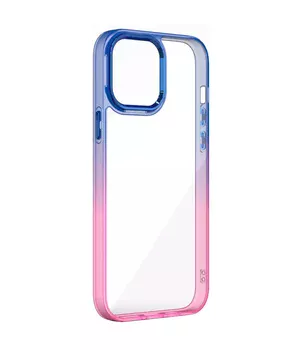 Чехол TPU+PC Fresh sip series для Apple iPhone 11 Pro (5.8") Синий / Розовый