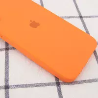 Чехол Silicone Case Square Full Camera Protective (AA) для Apple iPhone 11 Pro (5.8") Оранжевый / Papaya