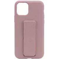 Чохол Silicone Case Hand Holder для Apple iPhone 11 Pro (5.8 ") Рожевий / Pink Sand