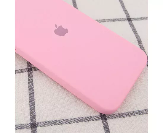 Чохол Silicone Case Square Full Camera Protective (AA) для Apple iPhone 11 Pro (5.8 ") Рожевий / Light pink