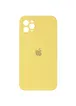 Чехол Silicone Case Square Full Camera Protective (AA) для Apple iPhone 11 Pro (5.8") Желтый / Canary Yellow