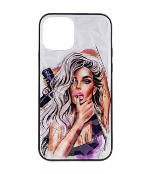 TPU+PC чехол Prisma Ladies для Apple iPhone 11 Pro (5.8") Purple