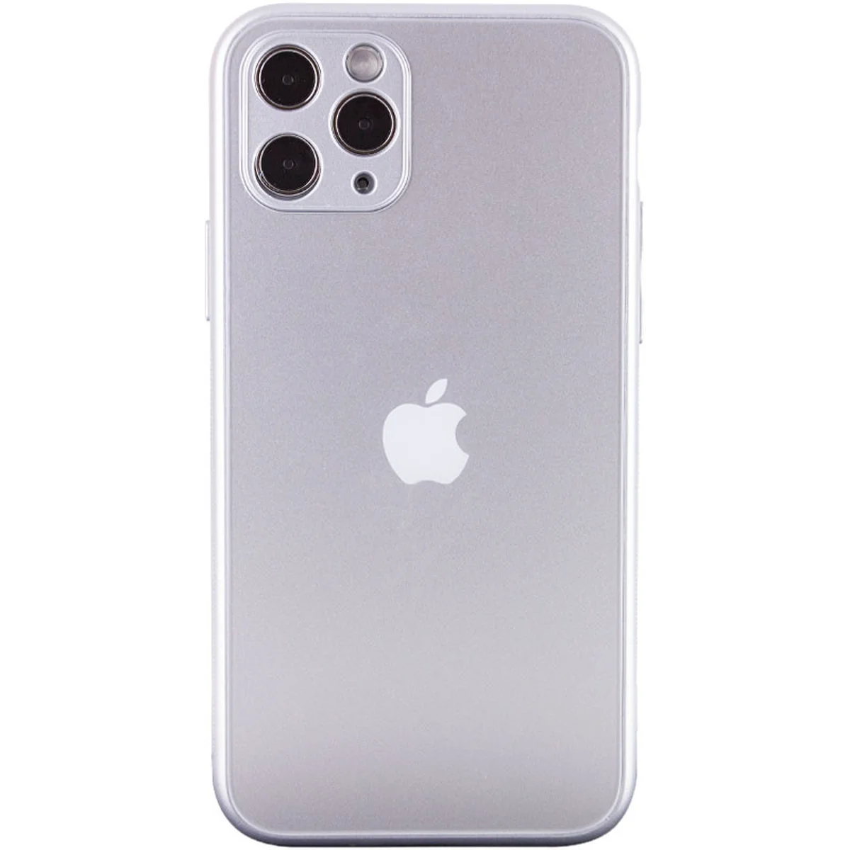 TPU+Glass чехол Matte Candy Full camera для Apple iPhone 11 Pro (5.8") Белый
