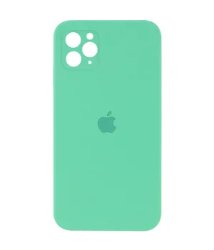 Чохол Silicone Case Square Full Camera Protective (AA) для Apple iPhone 11 Pro (5.8 ") Зелений / Spearmint