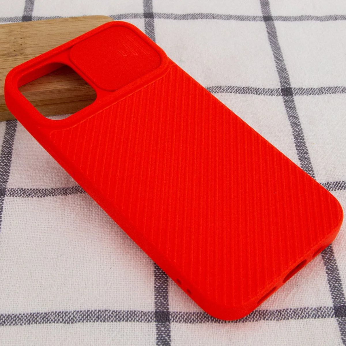 Чехол Camshield Square TPU со шторкой для камеры для Apple iPhone 11 Pro (5.8") Красный