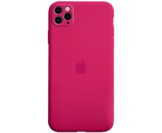 Чохол Silicone Case Full Camera Protective (АА) для Apple iPhone 11 Pro (5.8 ") Червоний / Rose Red