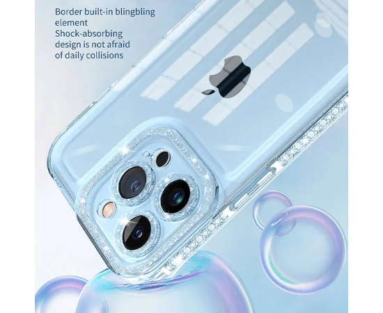 Чохол TPU Starfall Clear для Apple iPhone 11 Pro (5.8") Блакитний